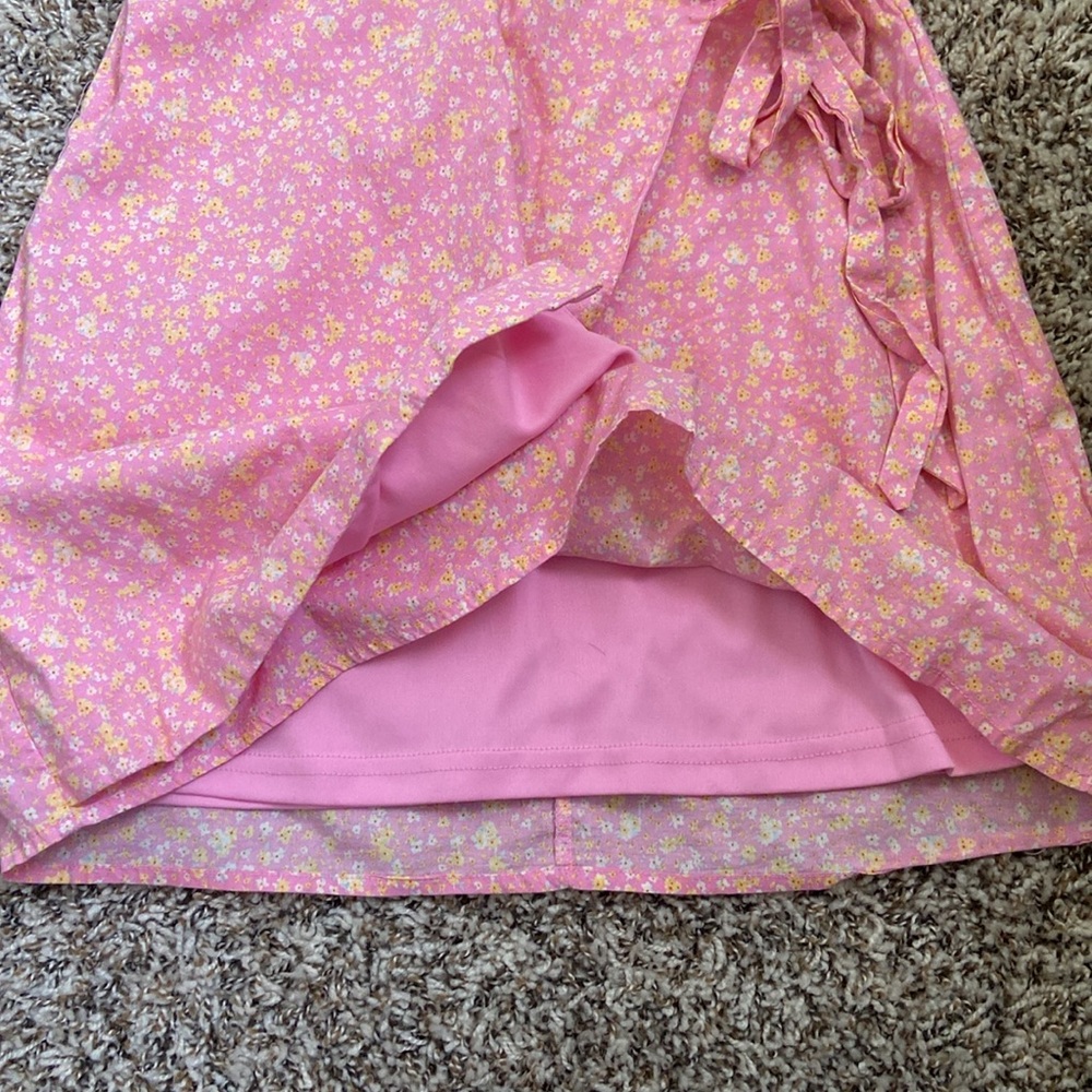 Beginning Boutique pink floral mini dress Size 8 - Picture 5 of 12